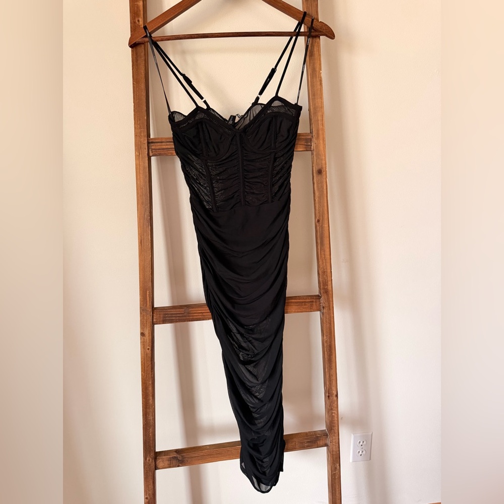 Forever 21 Black Mesh Dress